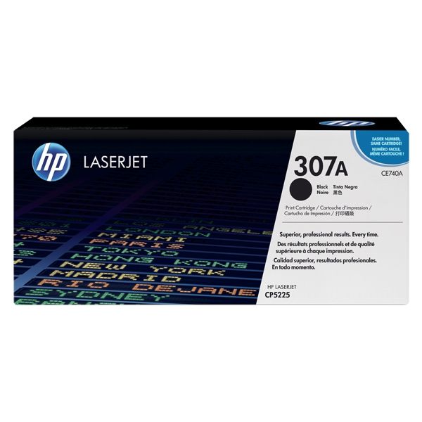 Toner HP CE740A (307A), čierna (black), originál