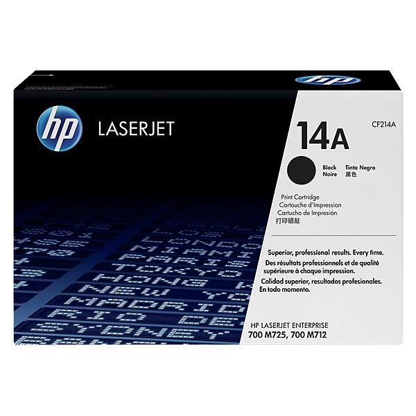 Toner HP CF214A (14A), čierna (black), originál