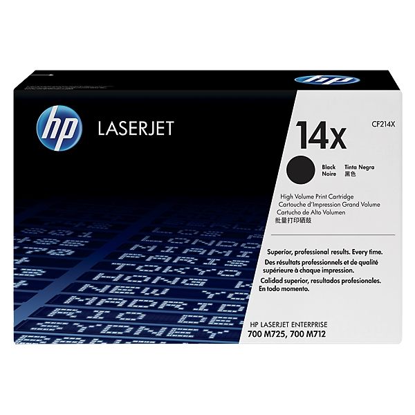 Toner HP CF214X (14X), čierna (black), originál