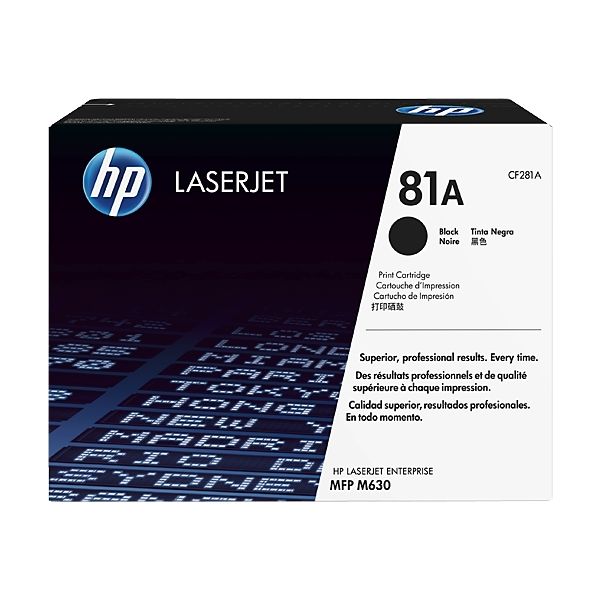 Toner HP CF281A (81A), čierna (black), originál