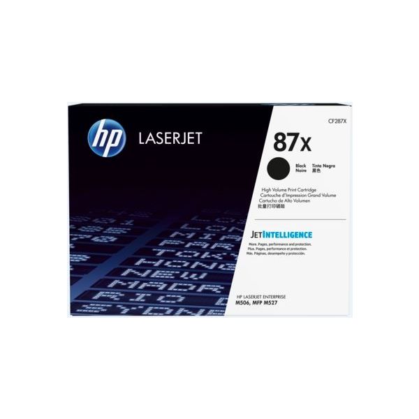 Toner HP CF287X (87X), čierna (black), originál