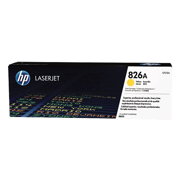 Toner HP CF312A (826A), žltá (yellow), originál