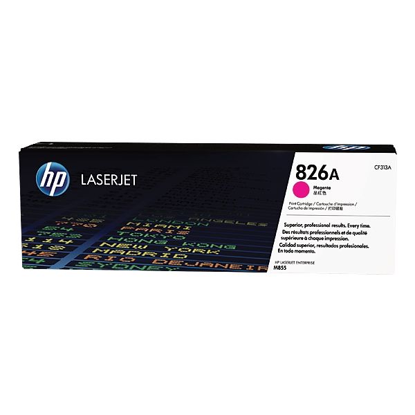 Toner HP CF313A (826A), purpurová (magenta), originál