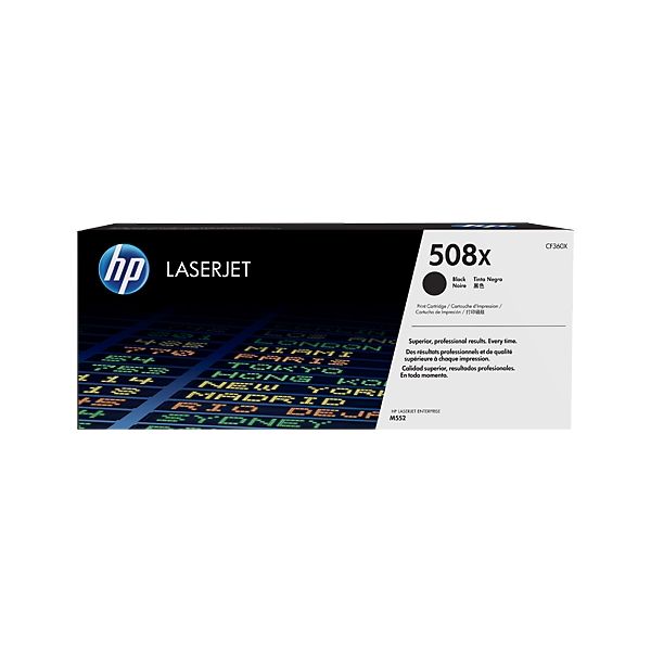 Toner HP CF360X (508X), čierna (black), originál