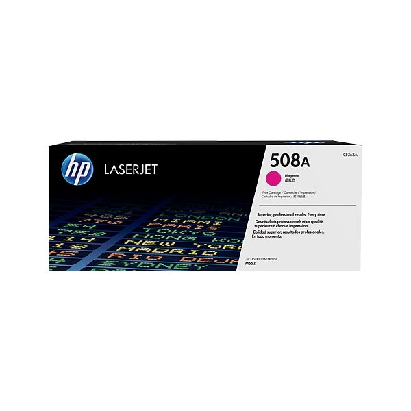 Toner HP CF363A (508A), purpurová (magenta), originál