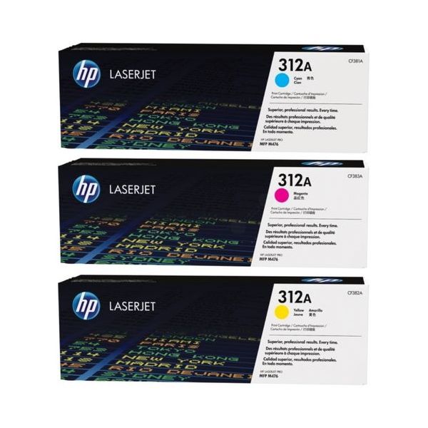 Toner HP CF370AM (305A), trojbalenie, multipack, originál