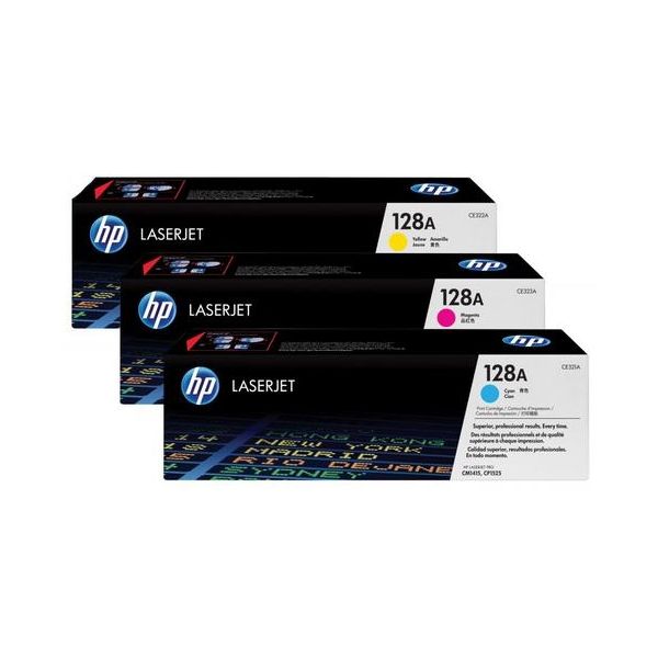 Toner HP CF371AM (128A), trojbalenie, multipack, originál