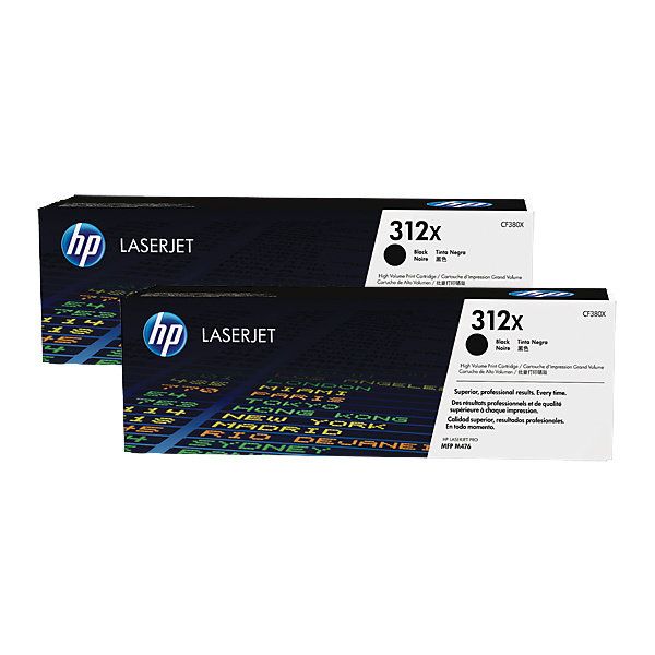 Toner HP CF380XD (312X), dvojbalenie, čierna (black), originál