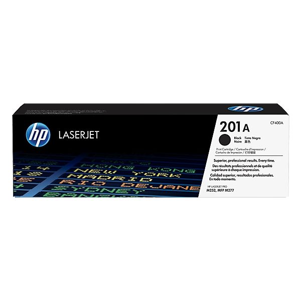 Toner HP CF400A (201A), čierna (black), originál