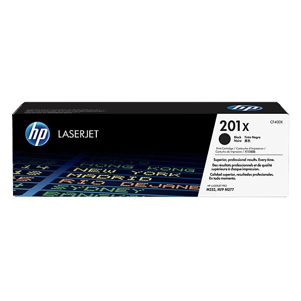 Toner HP CF400X (201X), čierna (black), originál