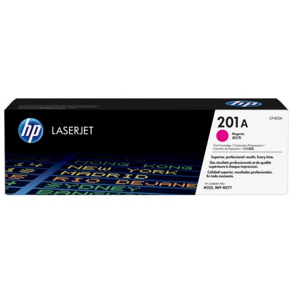 Toner HP CF403A (201A), purpurová (magenta), originál