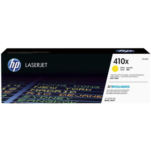 Toner HP CF412X (410X), žltá (yellow), originál