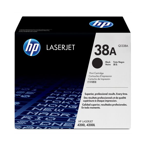 Toner HP Q1338A (38A), čierna (black), originál
