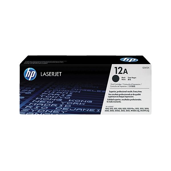 Toner HP Q2612A (12A), čierna (black), originál