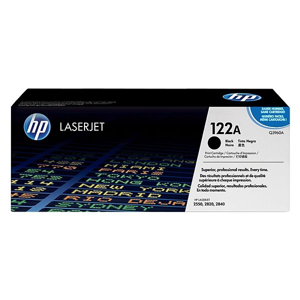 Toner HP Q3960A (122A), čierna (black), originál