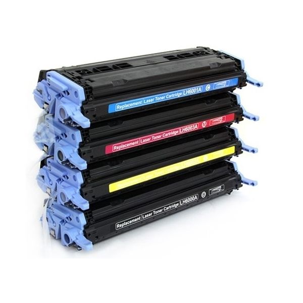 Toner HP Q6000A, Q6001A, Q6002A, Q6003A (124A), štvorbalenie, multipack, alternatívny