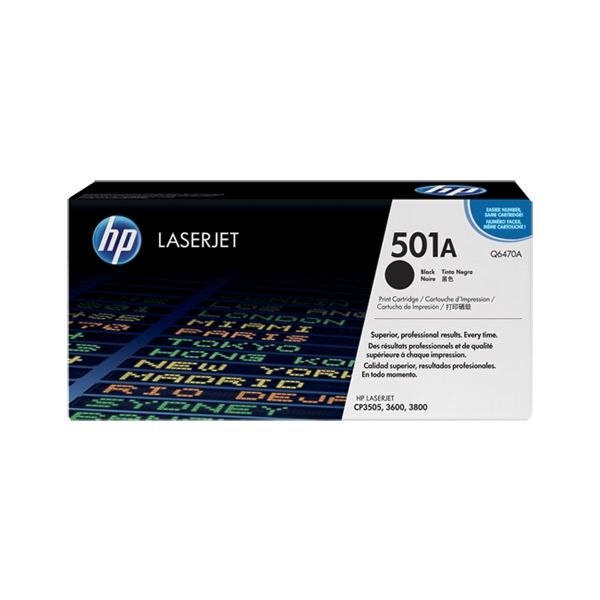 Toner HP Q6470A (501A), čierna (black), originál
