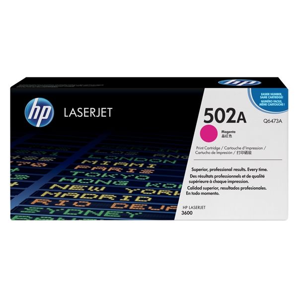 Toner HP Q6473A (502A), purpurová (magenta), originál
