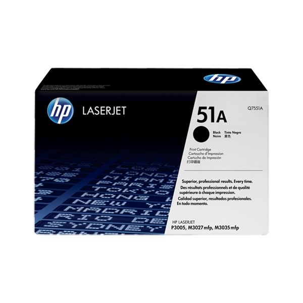 Toner HP Q7551A (51A), čierna (black), originál