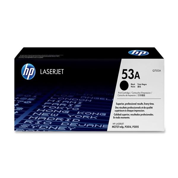 Toner HP Q7553A (53A), čierna (black), originál