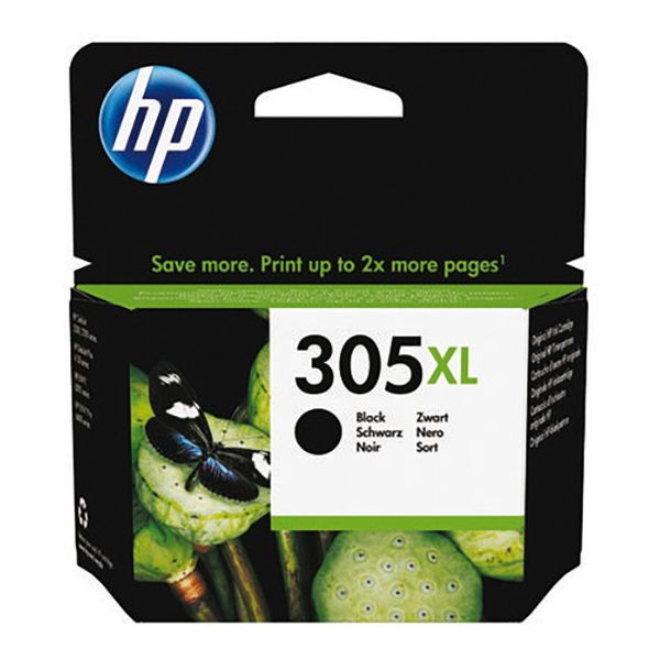 Cartridge HP 305 XL, 3YM62AE, čierna (black), originál