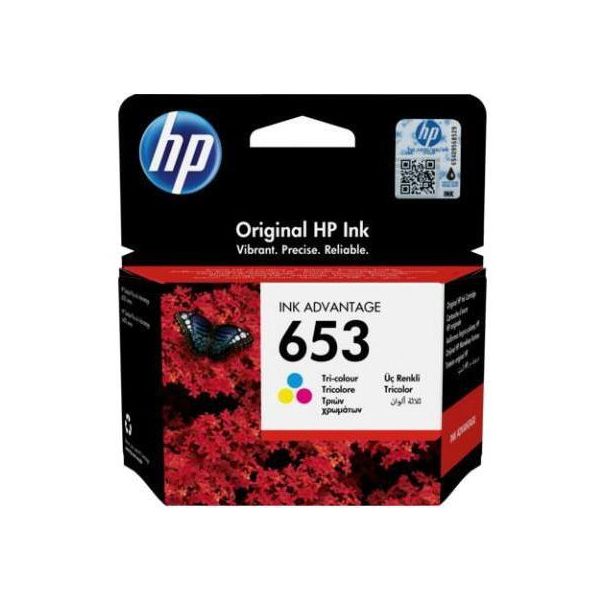 Cartridge HP 653, 3YM74AE, farebná (tricolor), originál
