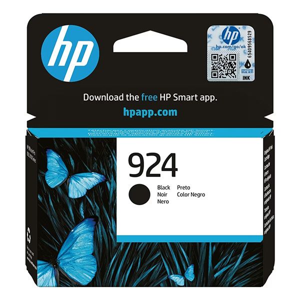 Cartridge HP 924, 4K0U6NE, čierna (black), originál