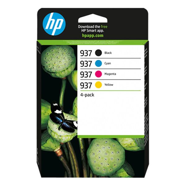 Cartridge HP 937, 6C400NE, CMYK, 4-pack, multipack, originál