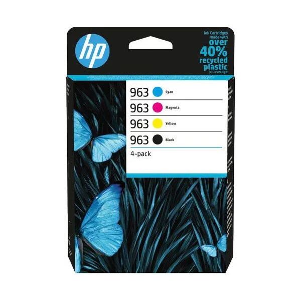 Cartridge HP 963, 6ZC70AE, CMYK, štvorbalenie, multipack, originál