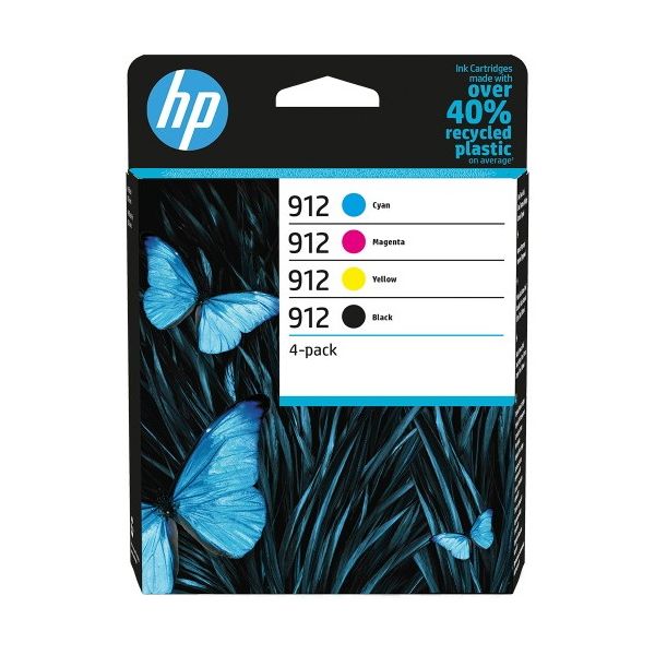 Cartridge HP 912, 6ZC74AE, CMYK, štvorbalenie, multipack, originál