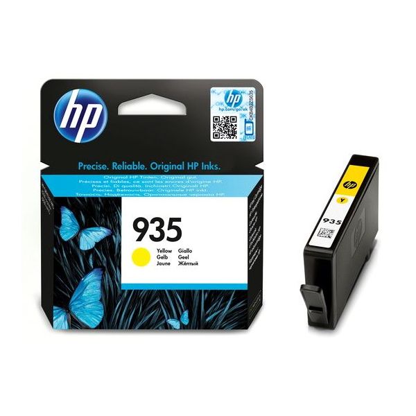 Cartridge HP 935, C2P22AE, žltá (yellow), originál