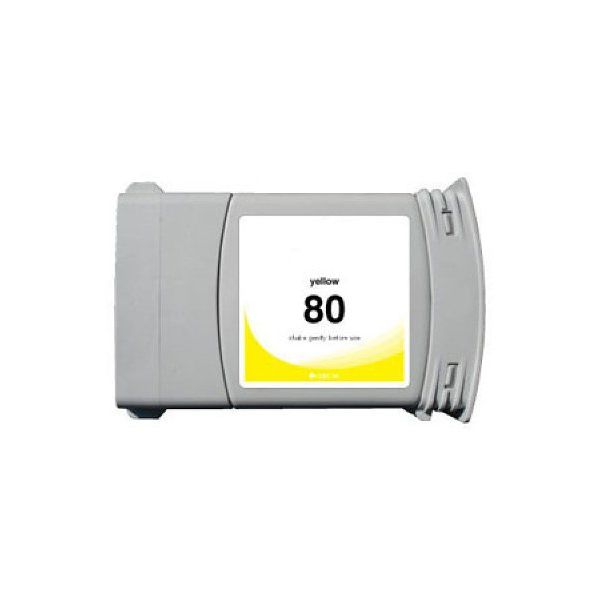 Cartridge HP 80 XL (C4848A), žltá (yellow), alternatívny