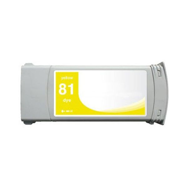 Cartridge HP 81 (C4933A), žltá (yellow), alternatívny