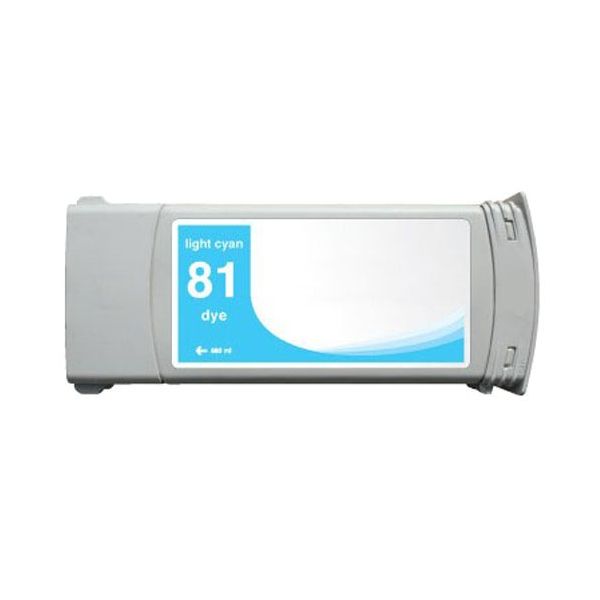 Cartridge HP 81 (C4934A), svetlá azúrová (light cyan), alternatívny