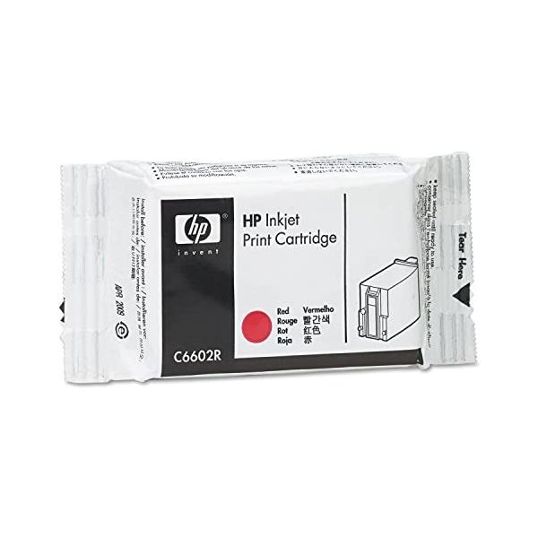 Cartridge HP C6602R, červená (red), originál