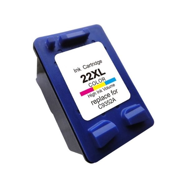 Cartridge HP 22 XL (C9352CE), farebná (tricolor), alternatívny