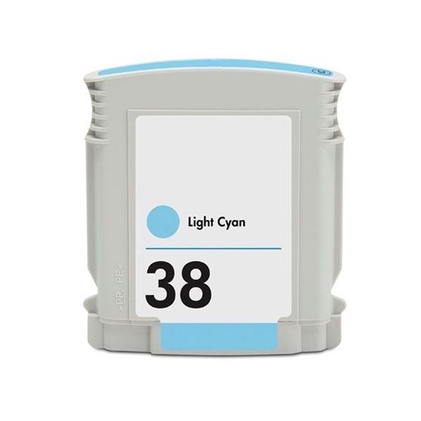 Cartridge HP 38 (C9418A), svetlá azúrová (light cyan), alternatívny