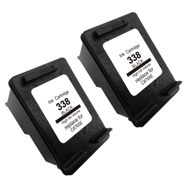 Cartridge HP 338 (CB331EE), dvojbalenie, čierna (black), alternatívny