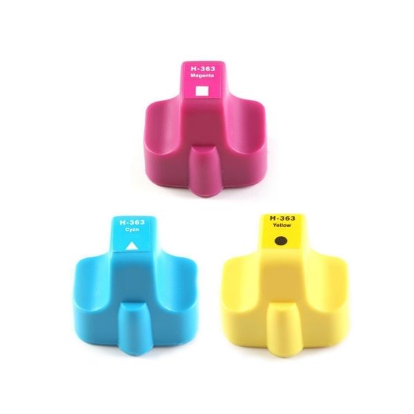 Cartridge HP 363 (CB333EE) CMY, trojbalenie, multipack, alternatívny
