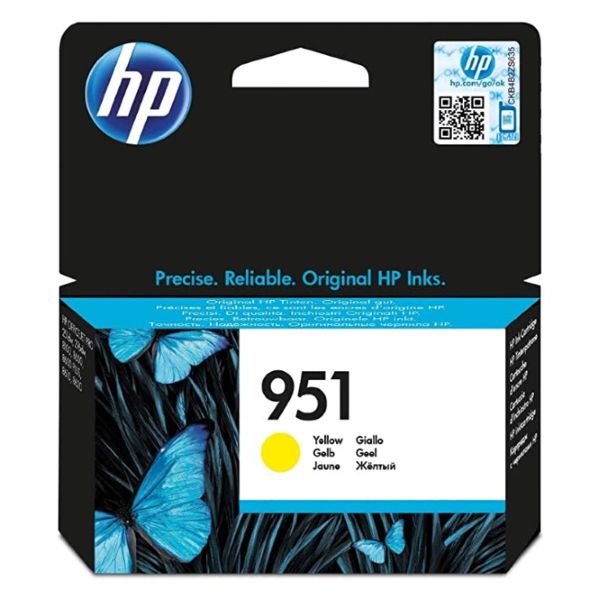 Cartridge HP 951, CN052AE, žltá (yellow), originál