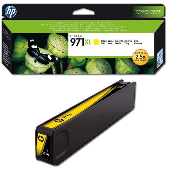 Cartridge HP 971 XL (CN628AE), žltá (yellow), originál