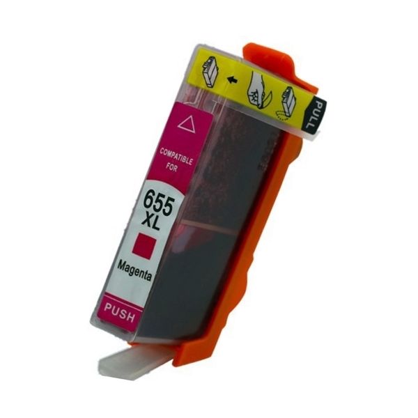 Cartridge HP 655 (CZ111AE), purpurová (magenta), alternatívny