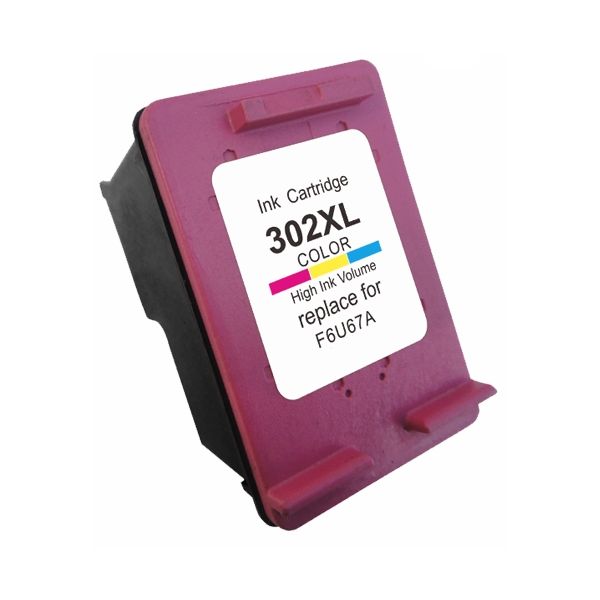 Cartridge HP 302 XL (F6U67AE), farebná (tricolor), alternatívny