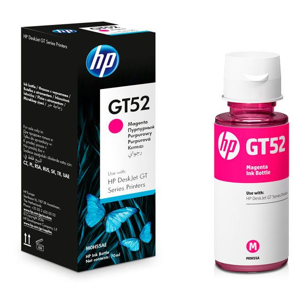 Cartridge HP GT52 (M0H55AE), purpurová (magenta), originál