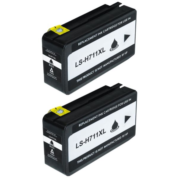 Cartridge HP 711 (P2V31A), dvojbalenie, čierna (black), alternatívny