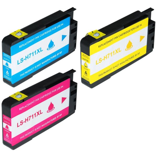 Cartridge HP 711 (P2V32A), trojbalenie, multipack, alternatívny