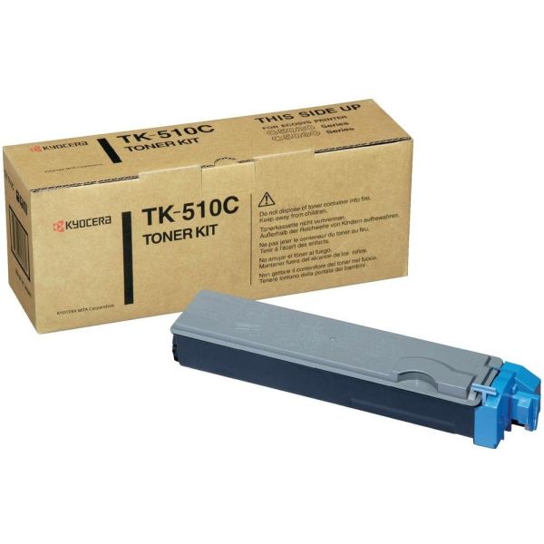 Toner Kyocera TK-510C, azúrová (cyan), originál