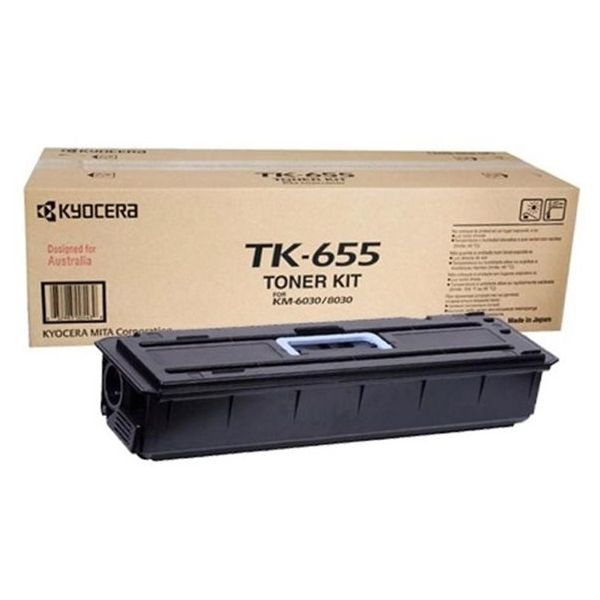 Toner Kyocera TK-655, čierna (black), originál