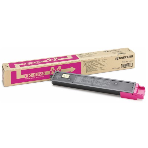Toner Kyocera TK-8325M, purpurová (magenta), originál