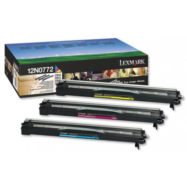 Optická jednotka Lexmark 12N0772 (C910,C912), CMY, trojbalenie, multipack, originál